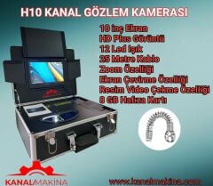 Kanal Makina Kanal Görüntüleme Kamerası 9.4 İnç (MAKAS HEDİYELİ)
