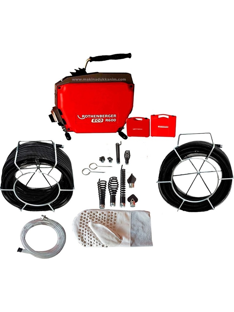 [KNL311833] Rothenberger R600 Eco Kanal Açma Makinesi Seti