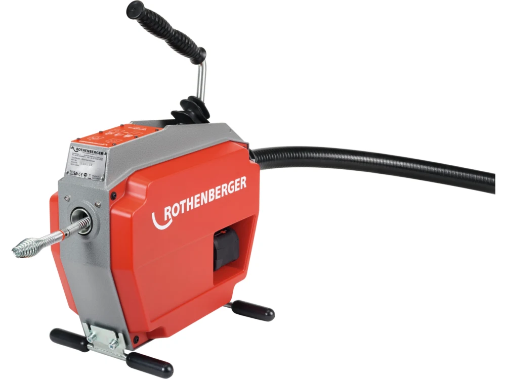 [KNL311835] Rothenberger R600 Vario Clean Akülü Kanal Açma Makinesi Seti