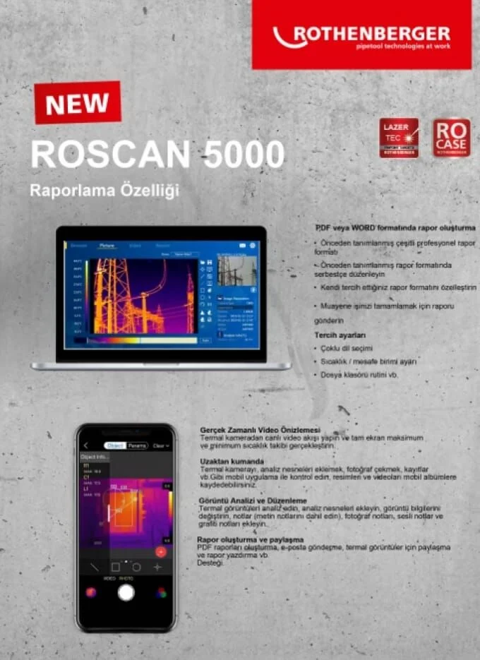 [KNL311875] Rothenberger Roscan 5000 Termal Kamera