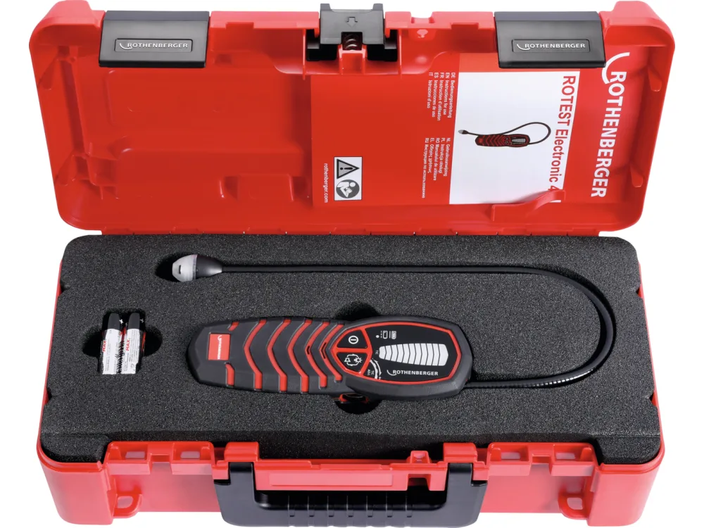 [KNL311924] Rothenberger Rotest Electronic 4 Gaz Dedektörü Çantalı